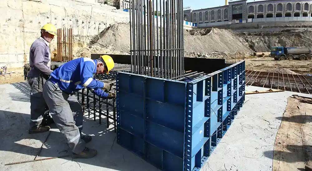 قالب فلزی بتن در تبریز