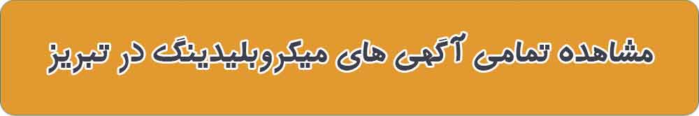 مشاهده تمامی آگهی های میکروبلیدینگ در تبریز