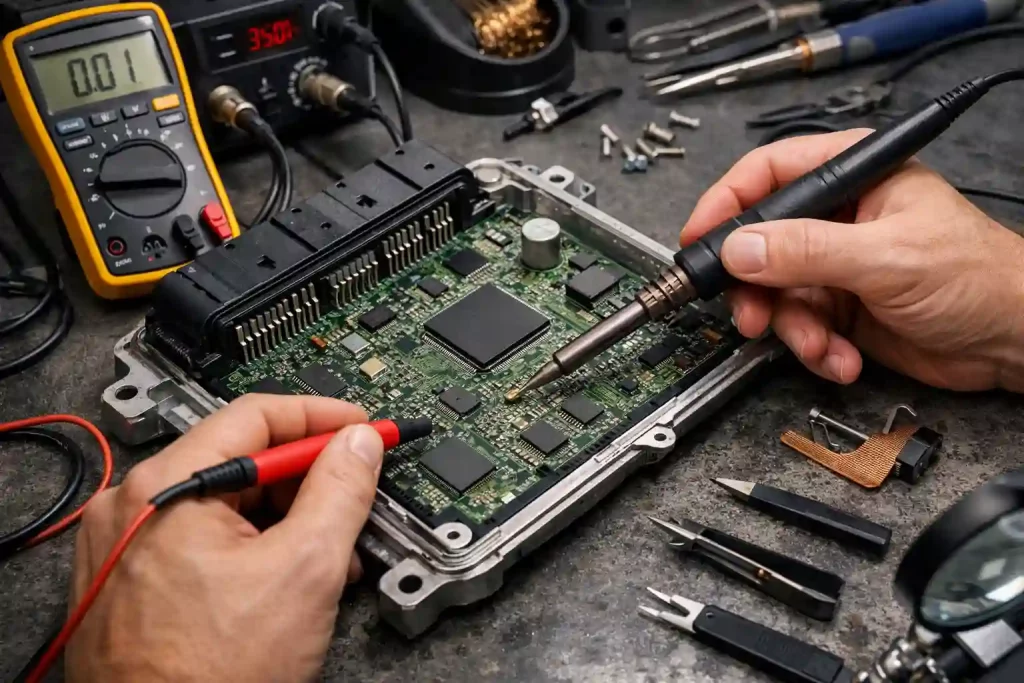 بهترین تعمیر ایسیو و کامپیوتر خودرو در کرج